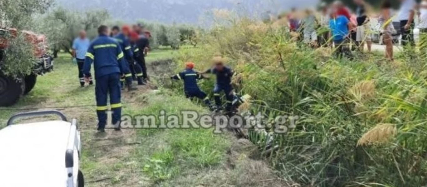 Λαμία: Αγρότης καταπλακώθηκε από το τρακτέρ του (βίντεο)